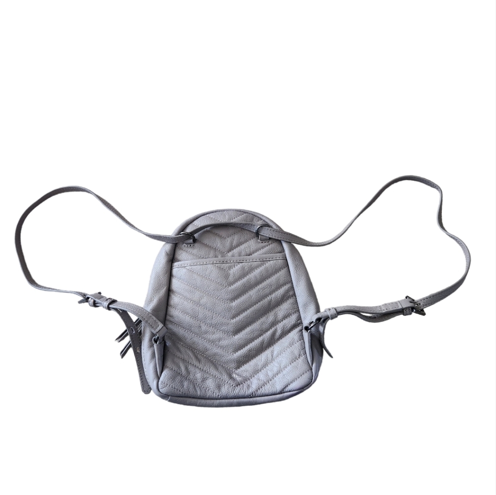 Botkier Grey Chevron Backpack/Crossbody Bag - Picture 8 of 12